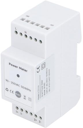Power Meter Single Phase Voltage Current KWh Monitoring Meter 90-250VAC Real Time Energy Consumption 500A CT Clamp SMART LIFE APP Support