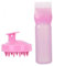 Flycppo Aplicadoras De Peine,Botellas de Peine de Raíz,Pincel Tinte Pelo con Escala para Cuidado Capilar en El Hogar y Salón de Belleza(Rosa)