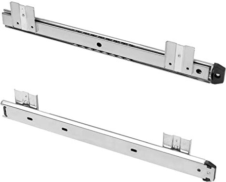 WASAJ Guide Versatili per Il Vassoio della Tastiera, Struttura in Acciaio Spesso, Guida per Il Vassoio della Tastiera del Computer sotto la scrivania, Molto Liscia. Guide per vassoi per Tastiera m