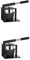 Zerodeko 2 Piezas Exprimidor Manual Buque De Vapor Uva Mezclador Cesta Pararse Naranja Ayuda Barril Básico Lemonade Fabricante Sabores Las Manos Presionado Exprimidor Acero Inoxidable Black