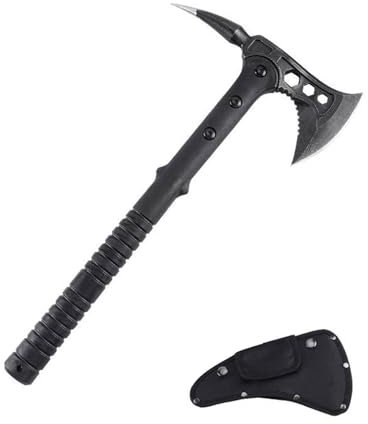 TingHaoO Portable Survival Throwing Hatchets with Sheaths Tactically HatchetsTomahawks for Survival, Camping and Outdoor Weapons