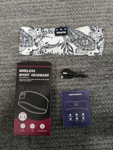 VIPA Auriculares para Dormir - Diadema Deportiva Recargable - Musica para Dormir - Diadema Deportiva con Altavoces Estéreo para Hacer Ejercicio, Correr, Yoga, Viajes y Relax - Musica Relajante.