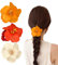 3 Pcs Hair Band Accessories, Orchid Hair Band for Women, Hawaiian Flowers Hairs Band for Beach Wedding, Party Women Girls Accessories