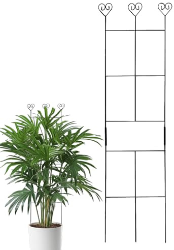 Blumen-Spalier-Ständer, Metall-Garten, 150 cm, Kletterpflanzen, Dekoration für den Außenbereich, Indoor-Rankpflanze im Freien, Ivy-Rosengemüse für die Pflanze