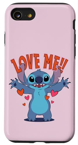 Disney Stitch Love Me! Funny Valentine's Day Case for iPhone SE (2020) / 7 / 8