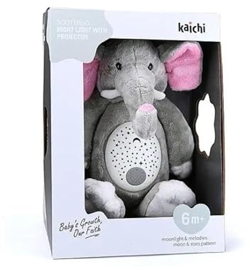 Kuscheltier Elefant mit Projektor