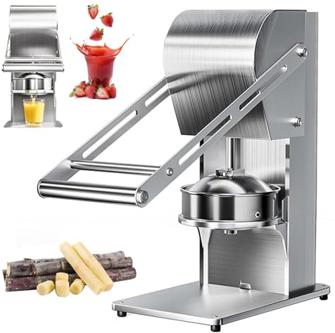 Exprimidor manual comercial, exprimidor manual de caña de azúcar, apto para caña de azúcar, naranjas, limones y verduras. Uso doméstico, en bares y en establecimientos comerciales.