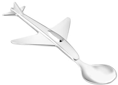 Zilverstad Airplane Children's Spoon, Silver