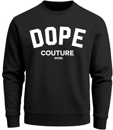 Neverless Sweatshirt Herren DOPE Couture Rundhals-Pullover