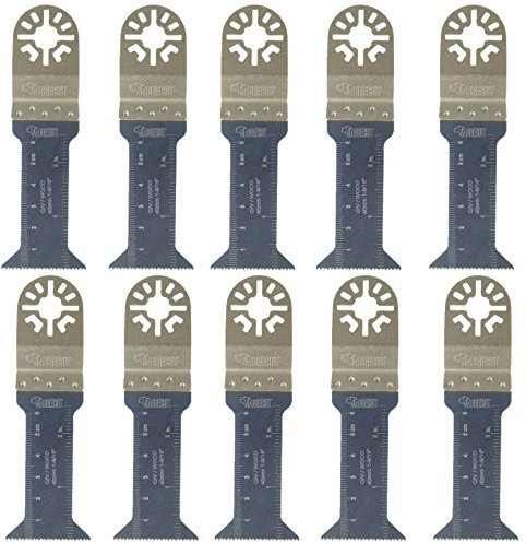 10 x SabreCut PR44L_10 44mm x 68mm Fine Tooth Blades Compatible with Bosch Fein (Non-StarLock) Makita Milwaukee AEG Batavia Einhell Ergotools Hitachi Parkside Ryobi Worx Workzone Multitool Multi Tool