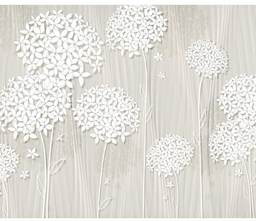 decomonkey Fototapete Pusteblume Blumen 350x256 cm XL Tapete Fototapeten Vlies Tapeten Vliestapete Wandtapete moderne Wandbild Wand Schlafzimmer Wohnzimmer Abstrakt
