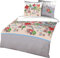 Kaeppel Biber Kinder Bettwäsche 100% Baumwolle Stadtleben 100x135