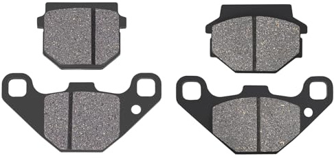 AHL 2 Paar Bremsbeläge kit für Kawasaki KMX 125 A1-A5/B1-B9 1986-1998 / Kawasaki KMX 200 A2/A3 1988-1992
