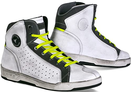 Stylmartin Sector Motorradschuhe, weiß/schwarz, 40