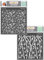 CrafTreat Leaf Stencils for Furniture Painting - Foliage1 and Bamboo Forest Stencil (2Pcs) Size: 15x15 cms - Nature Stencils for Crafts Reusable - Foliage Stencil for Painting