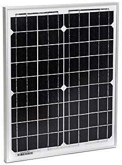 Panel solar SK30MONO de 30 W, 12 V, células solares monocristalinas (30 W)