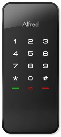 Alfred Touchscreen Tastenfeld Pin + Bluetooth + Z-Wave (DB1-C-BL) Smart Door Lock