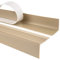 Quest Perfil de borde para escaleras autoadhesivo de PVC, protección de borde de escalera, 50x42mm RGP, beige, 90cm