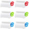 MoHern Toothpaste Squeezer, 6 Pcs Toothpaste Tube Squeezers, Multi-Purpose Toothpaste Dispenser, Rolling Toothpaste Holder Stand by