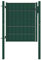 vidaXL Garden Gate, Green - PVC and Steel Construction, High Stability and Security, Easy Installation, Durable and Robust, 100x81 cm