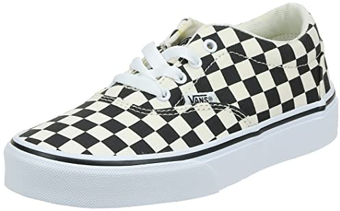 Vans Boy's Sneaker Doheny (Checkerboard) Black/Classic White