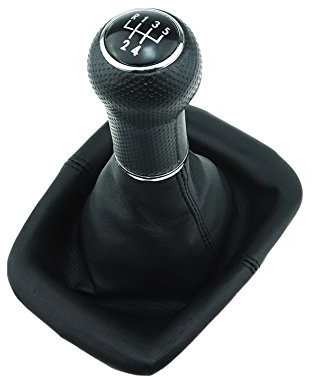 Do!LED Schaltknauf Schaltsack Rahmen 23mm Durchmesser 5 Gang kompatibel/Ersatzteil für Golf 4 Bj. 1997-2005 1,4/1,6/1,9 Liter Benziner & 1,9 SDI und viele mehr .. Beschreibung lesen