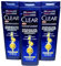 3x400ml Clear Men Anti-Schuppen Shampoo - Refreshing Grease CONTROL mit Lemon Extract, Für Männer, für fettiges Haar,Sparpack