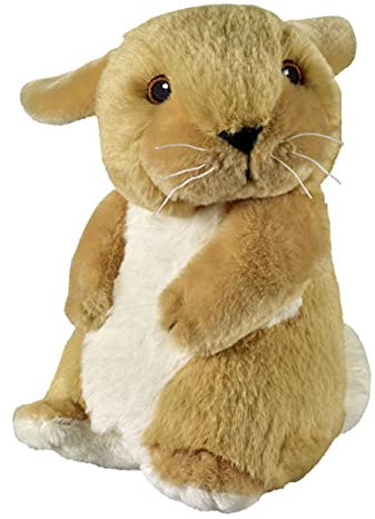 Bauer Spielwaren 12957 I Like My Planet Hase Plüschtier aus recyceltem Material, beige