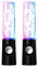 SOLUSTRE Bunte LED Wasser Lautsprecher mit Tanzen Brunnen Licht Zeigen Sound für Tablet Laptop PC USB Powered Stereo Lautsprecher 3. 5Mm Audio