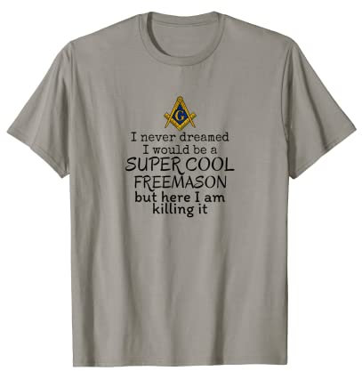 Coole Freimaurer – lustige Freimaurer-Brüderschafts-Hütte T-Shirt