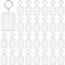 Generic 30er Pack Acryl Schlüsselanhänger mit Foto, Transparent, Minimalist, Personalisierbar, Unisex, Rechteckig, Foto-Thema, für Erwachsene