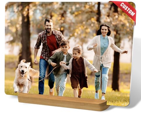Custom Style Custom Metal Photo Prints,Customize Your own Picture Frame,Personalized Metal Picture Gift for Family and Lovers