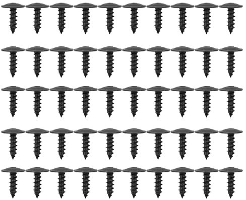 MangWany 50Pacs 5mm Torx Blechschrauben Kotflügel Radkästen Spritzschutz N91160401 N90974701