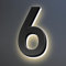 Numeri Civici, Numeri Civici Retroilluminati A LED, Numeri Civici Moderni Illuminati, Numeri Civici Illuminati Per Esterno.,6