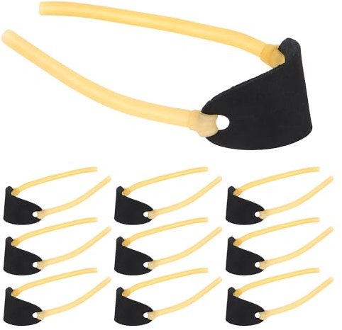 10 Stück Hochleistungs-Steinschleuder-Ersatzgummis – Premium Latex-Gummi für Jagd & Schießspiele (26cm Länge) – Extrem reißfest & temperaturbeständig für Slingshot, Armbrust & Outdoor-Training