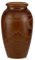 23CM Große Dekovase Holzvase, Dekorative Vasen für Kunstblumen Blumengesteck, Blumenvase aus Holz mit Plastikeinsatz, Öffnung - Ø 7.2 cm