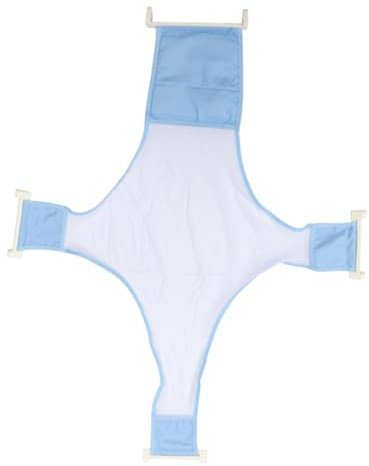 BESTonZON Verstellbares Kreuzform Anti-rutsch Neugeborene Badesitz Unterstützung Aus Flexiblem Mesh Für Sicheres Babybad Leicht Zu Installieren Komfortabel Und Langlebig Hellblau