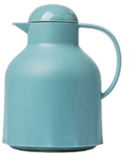 RajoNN Thermoskanne, Flasche, doppelschichtige Glas-Vakuumflasche, Wasserkocher, Kaffee-/Tee-Isolierkanne, große Kapazität, Heißwasserkanne für die Küche, 1 l Isolierkanne (Farbe: