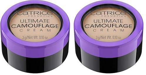 Catrice Ultimate Camouflage Cream, Concealer, Abdeckstift, Nr. 020 N Light Beige, nude, für Mischhaut, farbkorrigierend, langanhaltend, mattierend, matt, natürlich, vegan, ohne Parfüm (3g)