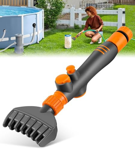 GZWY Pro Spa & Pool Filterpatrone Reinigungswerkzeug, Pool Filter Kartusche Reinigungsbürste Entfernen Sie Schmutz vom Pool Filteranlage Jet Reinigungswerkzeug Pool Zubehör für Pool Spa Whirlpool (A)