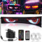 Yeux LED pour Camion et Voiture - Devil Eyes - pour Bricolage de Voiture - Lampe LED Dynamique - Écran Doux (192 x 1330mm)