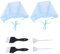 PACKOVE 6stücke Teiliges Haarfärbeset Mit Strähnchenhaube Hooks Und Farbwerkzeugen Für -highlighting Im Salon Und Zuhause Hochwertige Kunststoffmaterialien Für Einfachen