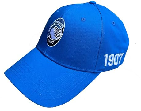 Cappello Atalanta Ufficiale Blu Chiaro Cappellino Berretto con Visiera CAPATBL1907
