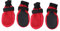 FIXOSHEE 1Satz Atmungsaktive Hundeschuhe Rot rutschfeste Pfotenschützer für Outdoor Aktivitäten Schützt und Kaltem