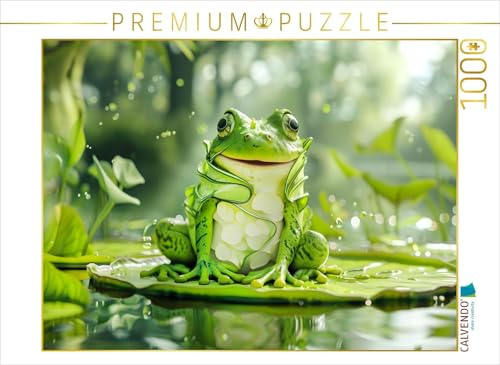 Puzzle · EIN Motiv aus dem Kalender Vorsicht, Wilde Früchtchen | Amphibisch, leicht knackig, absolut einzigartig: Der Zucchinifrosch… · 1000 Teile · Lege-Größe 64 × 48 cm · CALVENDO Puzzle