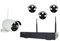 KIT VIDEOSORVEGLIANZA NVR 4 TELECAMERE HDMI LAN WI-FI VGA 8806ZL3-4