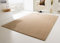 Steffensmeier Kurzflor Teppich Cambridge, Wohnzimmer, Schlafzimmer, in Sand, Größe: 80x150 cm