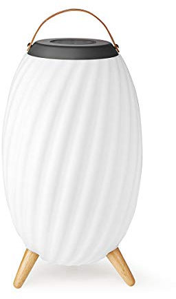 Bluetooth® Speaker with Mood Light | 6 hrs | Ambiance Design | 90 W | Mono | RGB/Warm White | IPX5 | Linkable | Grey/White