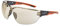 Bolle Safety NESSPCSP, Ness+ Safety Glasses Platinum®, Black Orange Frame, CSP Lenses, Black & Orange, Universal