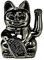 Donkey Products LUCKY CAT, (schwarzglnzend), Gr. -